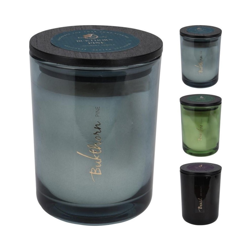 VASO VETRO CCANDELA 8X11CM 3A